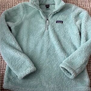 Patagonia Light Green Fleece Sweatshirt